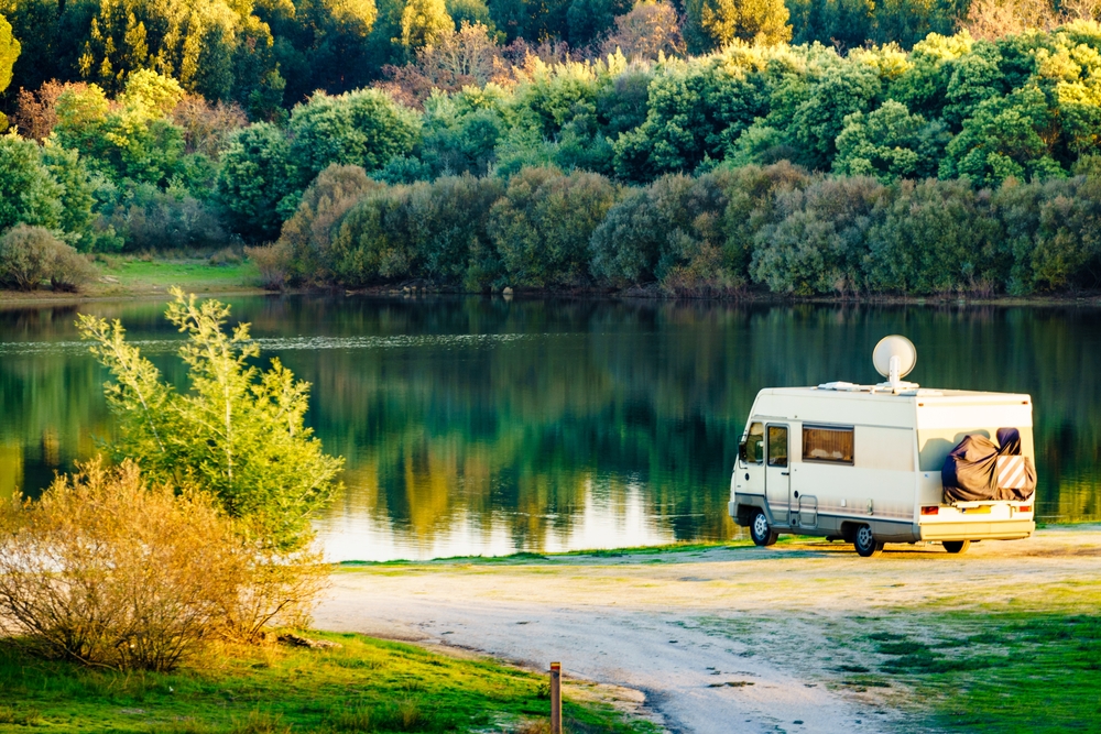 Portable satellite internet for camping